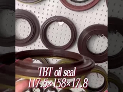 OEMトラックのためのBPWの車軸117.5*158*17.8 MmのためのNO.0256647700/0256646800ゴム製Oirのシール